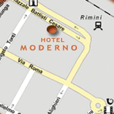 Hotel Moderno リミニ エクステリア 写真